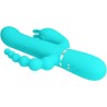 PRETTY LOVE - CAMMY 4 EN 1 VIBRATEUR MULTIFONCTION TRIPPLE RABBIT BLEU