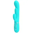 PRETTY LOVE - SHANIA TRIPLE RABBIT VIBRATEUR MULTIFONCTION 3 EN 1 BLEU PRETTY LOVE - SHANIA TRIPLE RABBIT VIBRATEUR MULTIFONCTION 3 EN 1 BLEU