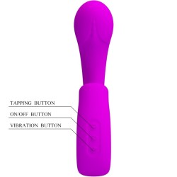 PRETTY LOVE - SIBEL SIBEL G-SPOT VIBRATOR CLITORIS STIMULATOR 10 VIBRATIONS PURPLE