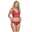 SUBBLIME - 953898 CAMICIA DA NOTTE IN SETA E PIZZO + SLIP ROSSO S/M SUBBLIME - 953898 CAMICIA DA NOTTE IN SETA E PIZZO + SLIP ROSSO S/M