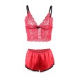 SUBBLIME - 953898 NACHTHEMD + HÖSCHEN AUS SEIDE UND SPITZE ROT S/M SUBBLIME - 953898 NACHTHEMD + HÖSCHEN AUS SEIDE UND SPITZE ROT S/M