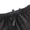 SUBBLIME - 953935 LÄSSIGE SEIDENNACHTHEMD SPITZENHOSE SCHWARZ S-M