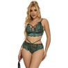 SUBBLIME - 954093 REGGISENO SLIP PIZZO VERDE L-XL