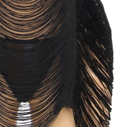 SUBBLIME - 954239 ABITO CON SPALLINE PERIZOMA NERO L-XL