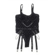 SUBBLIME - 9542277 BODY CON CATENE CINTURA REGGICALZE NERO L-XL SUBBLIME - 9542277 BODY CON CATENE CINTURA REGGICALZE NERO L-XL