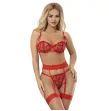 SUBBLIME - 954338 BH STRING STRUMPFGÜRTEL MIT HERZDRUCK ROT L-XL SUBBLIME - 954338 BH STRING STRUMPFGÜRTEL MIT HERZDRUCK ROT L-XL