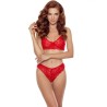 PASSION - ENSEMBLE DENELIA STRING SOUTIEN-GORGE ROUGE S-M