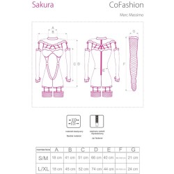 LIVCO CORSETTI FASHION - SAKURA CF 90357 MONO GUANTES LARGOS LIGUEROS NEGRO S-M