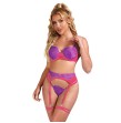 SUBBLIME - 955366 SET SUJETADOR CON ENCAJE Y LIGUEROS ROSA Y MORADO L-XL SUBBLIME - 955366 SET SUJETADOR CON ENCAJE Y LIGUEROS ROSA Y MORADO L-XL