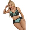 SUBBLIME - 955564 REGGISENO IN VERNICE VERDE CON CERNIERA IN RETE L-XL