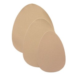 BYE-BRA - BREASTS ENHANCER 3 PAIRS OF SATIN BEIGE CUP A-C