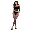 CHILIROSE - CR 4647 TOP E LEGGINS NERO S-M CHILIROSE - CR 4647 TOP E LEGGINS NERO S-M