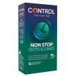 CONTROL - NONSTOP DOTS AND LINES CONDOMS 12 UNITS CONTROL - NONSTOP DOTS AND LINES CONDOMS 12 UNITS