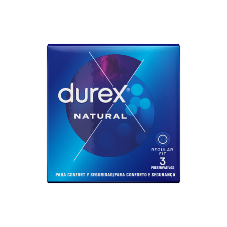 DUREX - PRÉSERVATIFS NATURELS 3 UNITÉS