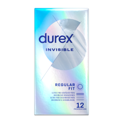 DUREX - ULTRADÜNNE UNSICHTBARE KONDOME 12 EINHEITEN