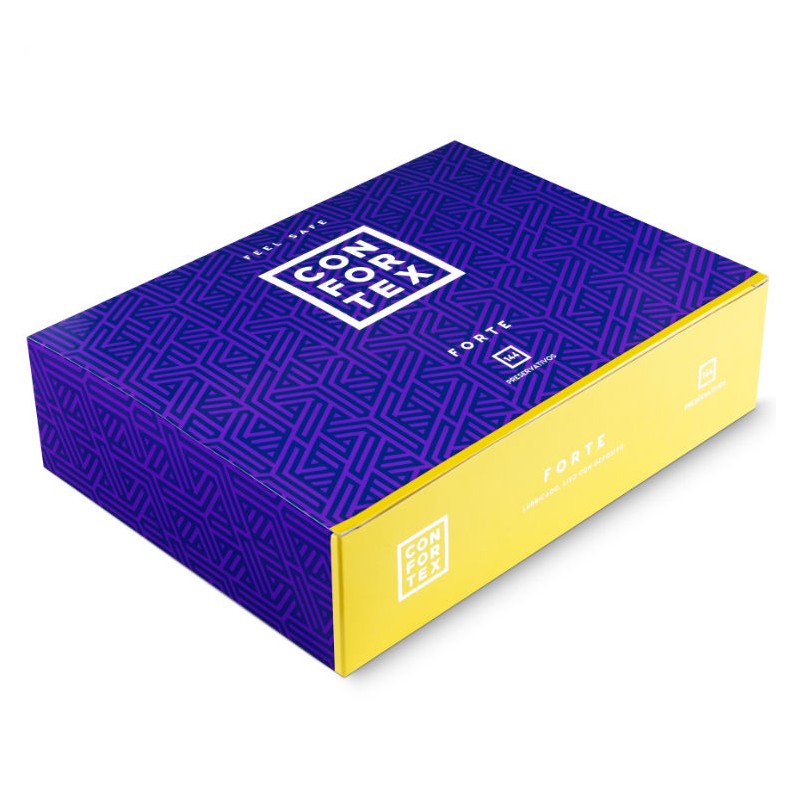 CONFORTEX - NATURE FORTE CONDOMS 144 UNITÉS
