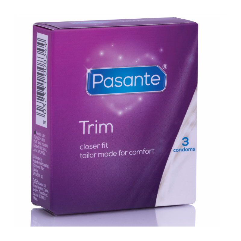 PASANTE - THIN TRIM MS DÜNNES KONDOM 3 EINHEITEN