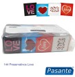 PASANTE - PRÉSERVATIFS LOVE BAG 144 UNITÉS PASANTE - PRÉSERVATIFS LOVE BAG 144 UNITÉS