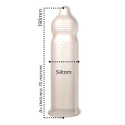 PASANTE - RIBS and DOTS INTENSITY KONDOME 144 EINHEITEN