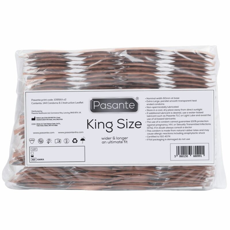 PASANTE - KONDOME KING SIZE BEUTEL 144 EINHEITEN PASANTE - KONDOME KING SIZE BEUTEL 144 EINHEITEN