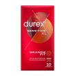 DUREX - SENSITIVE XL CONDOMS EXTRA LARGUE 10 UNITS DUREX - SENSITIVE XL CONDOMS EXTRA LARGUE 10 UNITS