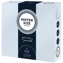 MISTER SIZE - CONDOMS SIZE XXXL 69 MM (36 UNITS)