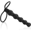 CALEXOTICS - DOPPIO PENETRATORE CON PERLINE NERO