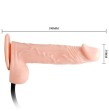 BAILE - GODE GONFLABLE RÉALISTE AVEC VENTOUSE 15 CM BAILE - GODE GONFLABLE RÉALISTE AVEC VENTOUSE 15 CM