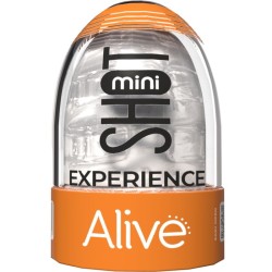 ALIVE - SHOT EXPERIENCE MINI MASTURBATORE TRASPARENTE