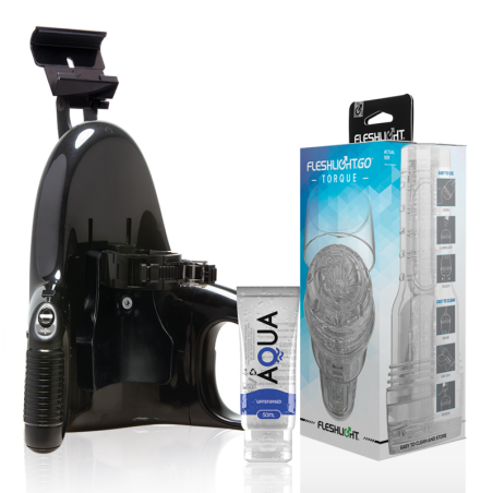 FLESHLIGHT - GO MASTURBADOR TORQUE ICE LANCEMENT UNIVERSEL LUBRIFIANT DE QUALITÉ AQUA 50 ML