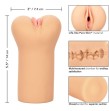 CALEXOTICS - BOUNDLESS VULVA MASTURBADOR TONO LIGHT CALEXOTICS - BOUNDLESS VULVA MASTURBADOR TONO LIGHT