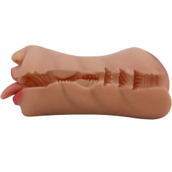 CRAZY BULL - SARAH DOUBLE MASTURBATOR MOUTH and VAGINA FLESH