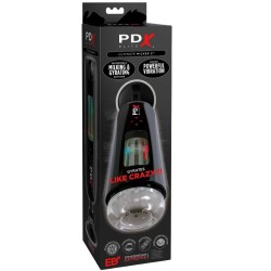 PDX ELITE - STROKER ULTIMATE MILKER 2 ROTIEREND and VIBRATOR