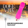 DOLCE VITA - RECHARGEABLE VIBRATOR THREE PINK 7 SPEEDS DOLCE VITA - RECHARGEABLE VIBRATOR THREE PINK 7 SPEEDS