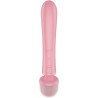 SATISFYER - MASSAGGIATORE VIBRATORE CONIGLIO TRIPLE LOVER ROSA
