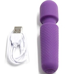 ARMONY - YOUR MAGIC MASSEUR and VIBRATEUR RECHARGEABLE 10 VIBRATIONS BAGUETTE DOTS VIOLET