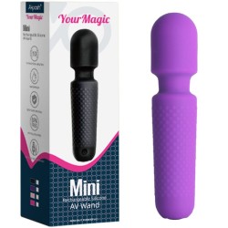 ARMONY - YOUR MAGIC MASSAGER and VIBRATOR RECHARGEABLE 10 VIBRATIONS WAND DOTS PURPLE