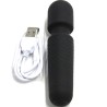 ARMONY - YOUR MAGIC MASSEUR and VIBRATEUR RECHARGEABLE 10 VIBRATIONS BAGUETTE DOTS NOIR