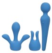 CALEXOTICS - COUTURE KIT VIBRATOR WAND 10 VIBRATIONS BLUE CALEXOTICS - COUTURE KIT VIBRATOR WAND 10 VIBRATIONS BLUE