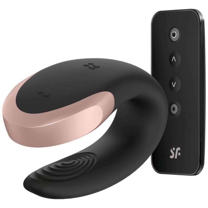 SATISFYER - DOUBLE LOVE LUXURY PARTNER VIBRATOR SCHWARZ SATISFYER - DOUBLE LOVE LUXURY PARTNER VIBRATOR SCHWARZ