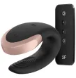 SATISFYER - DOUBLE LOVE LUXURY PARTNER VIBRATOR SCHWARZ SATISFYER - DOUBLE LOVE LUXURY PARTNER VIBRATOR SCHWARZ