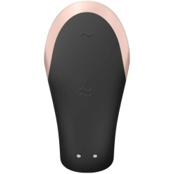SATISFYER - APP DOUBLE LOVE VIBRADOR PAREJAS LUXURY NEGRO