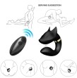 ARMONY - VIBRATORE FOX PER COPPIA TELECOMANDO NERO