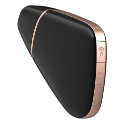 SATISFYER - LOVE TRIANGLE STIMULATOR and VIBRATOR SCHWARZ