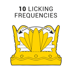INTENSE - STIMOLATORE CLITORIDEO 10 MODALITÀ DI ASPIRAZIONE E LECCATURA - ROSA
