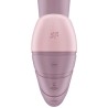 SATISFYER - SUPERNOVA AIR PULSE STIMULATEUR ET VIBRATION BLANC