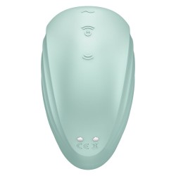 SATISFYER - PEARL DIVER AIR PULSE STIMULATOR and VIBRATOR GREEN
