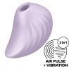 SATISFYER - PEARL DIVER AIR PULSE STIMULATOR and VIBRATOR GREEN