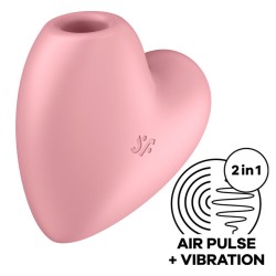 SATISFYER - CUTIE HEART STIMULATEUR ET VIBRATEUR DE PULSE DAIR BLEU