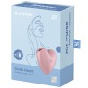 SATISFYER - CUTIE HEART STIMULATEUR ET VIBRATEUR DE PULSE DAIR BLEU